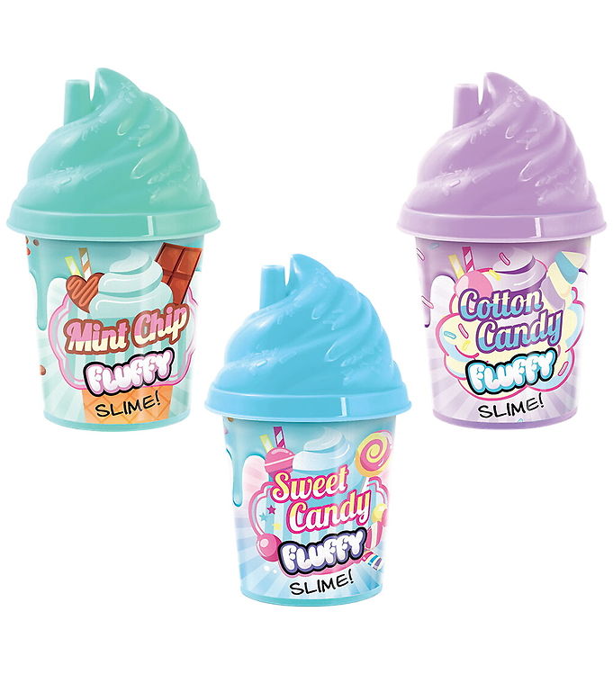 So Slime DIY-Slim - Fluffy Pop Slime Shaker - Assorteret