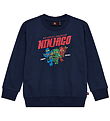LEGO® Wear Ninjago Sweatshirt - LwSaku - Mørkeblå LEGO® Wear Ninjago Sweatshirt - LwSaku - Mørkeblå
