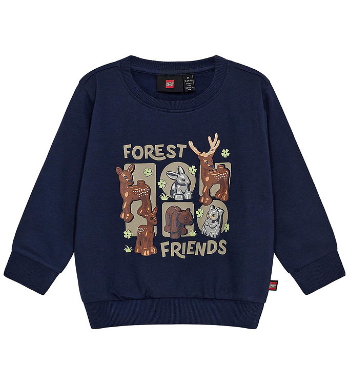 LEGO® Wear Duplo Sweatshirt - Mørkeblå m. Dyr