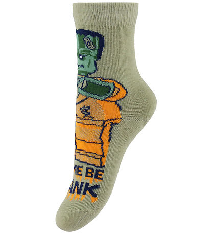 LEGO® Wear Strømper - 3-pak - LwAgan - Sort/Rød/Beige m. Hallowe