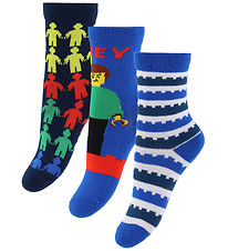 LEGO® Wear Strømper - 3-pak - Blå LEGO® Wear Strømper - 3-pak - Blå