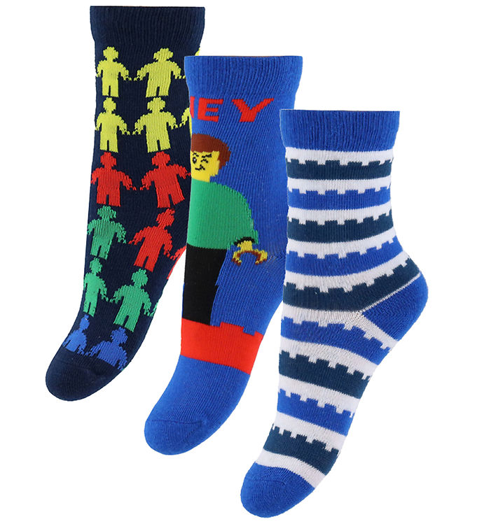 LEGO® Wear Strømper - 3-pak - Blå