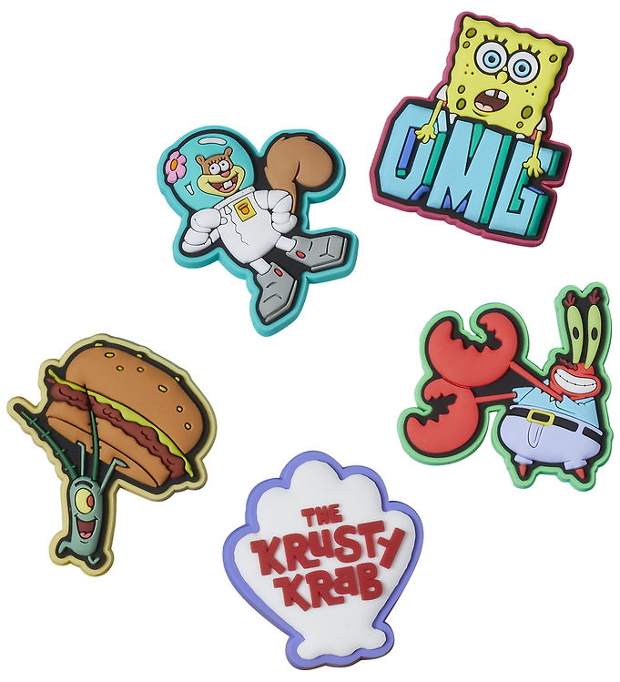 Crocs Vedhæng - Spongebob - 5-pak