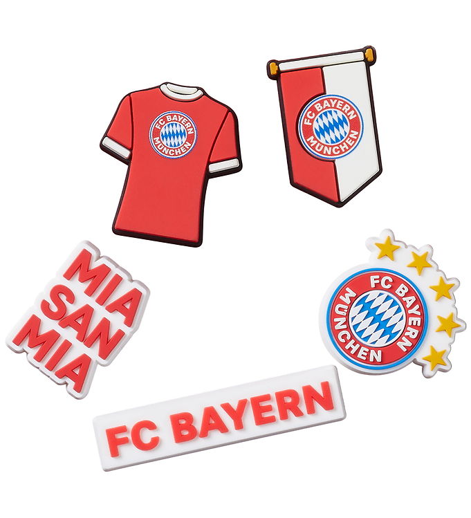 Crocs Vedhæng - Bayern FC - 5-pak