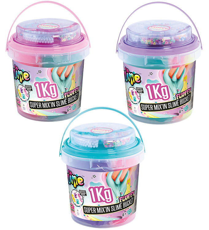 So Slime DIY-Slim - Super Mix'in Slime Bucket - Assorteret