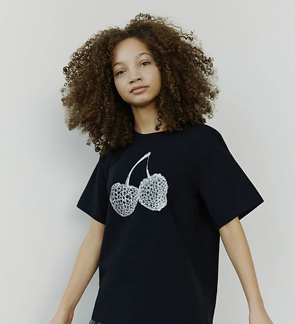 Sofie Schnoor T-shirt - ZenaSY - Sort m. Print