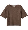 Sofie Schnoor T-shirt - Strik - CerinSY - Brown Melange