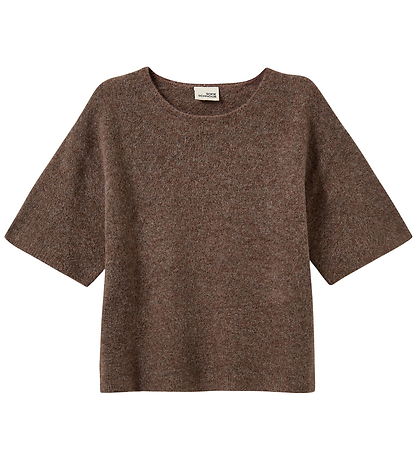 Sofie Schnoor T-shirt - Strik - CerinSY - Brown Melange