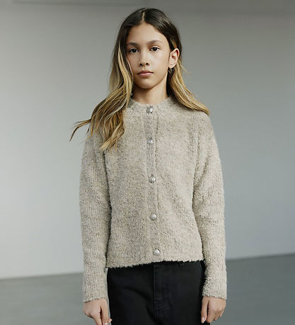 Sofie Schnoor Cardigan - Strik - KyraSY - Deer Melange