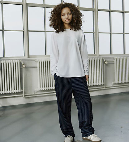Sofie Schnoor Bukser - NolaSY - Dark Navy m. Striber