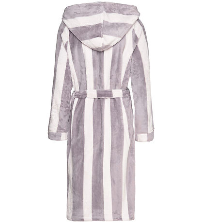 Rosemunde Badekåbe - Fleece - Lilac Stripe