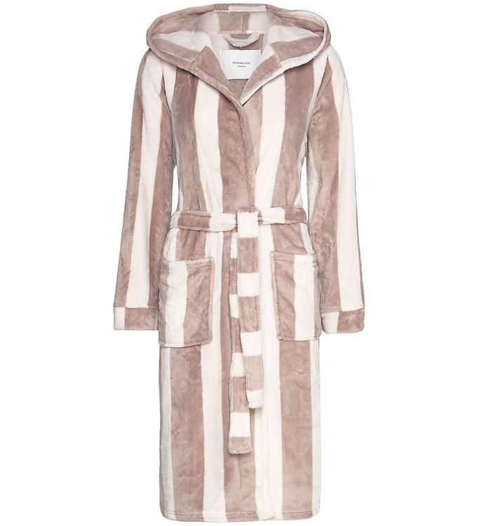 Rosemunde Badekåbe - Fleece - Powder Stripe Print