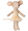 Maileg Balettdansmus - m. Stativ - Storasyster - Beige