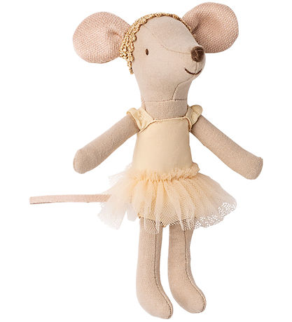 Maileg Balettdansmus - m. Stativ - Storasyster - Beige
