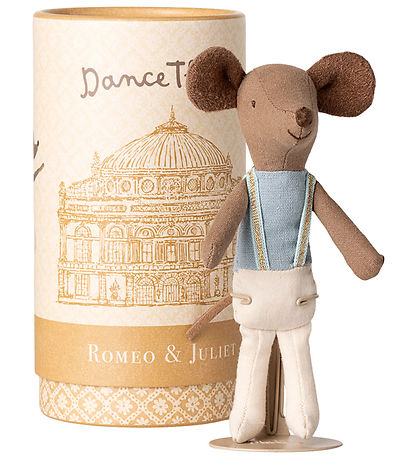 Maileg Ballet Dancer Mouse - w. Tripod - Big Brother - Beige