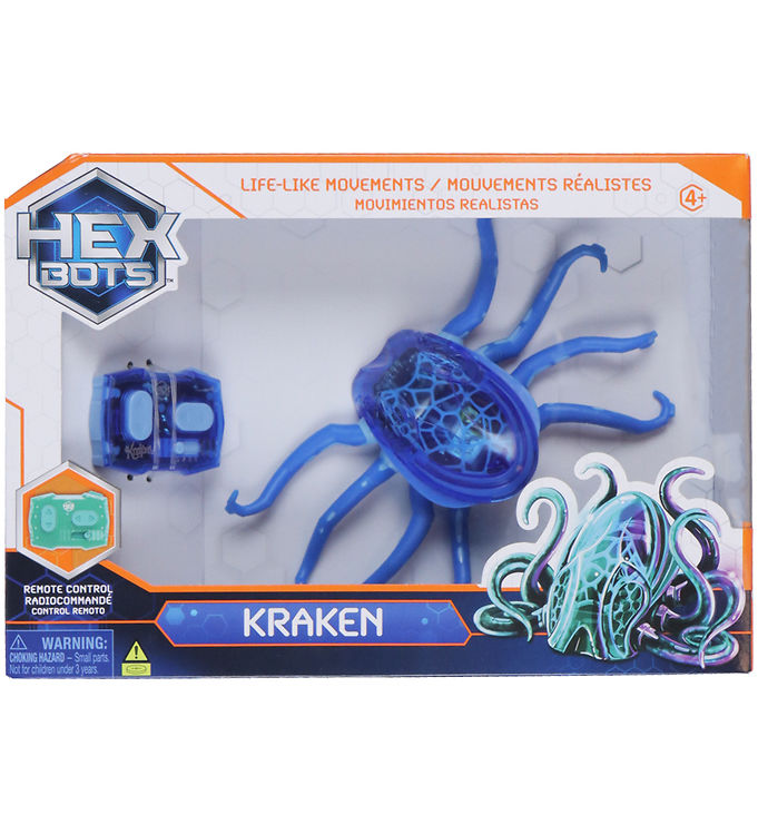 Hex Bots Fjernstyret kraken - Blå
