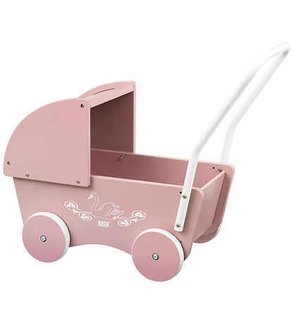Krea Dukkevogn - Træ - Rose Krea Dukkevogn - Træ - Rose