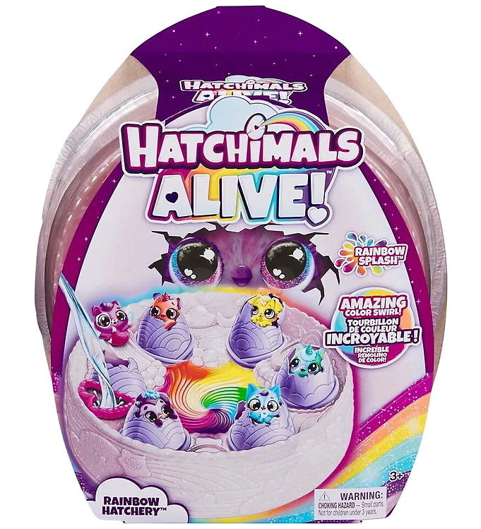 Hatchimals Legetøj - Alive Rainbow Hatchery
