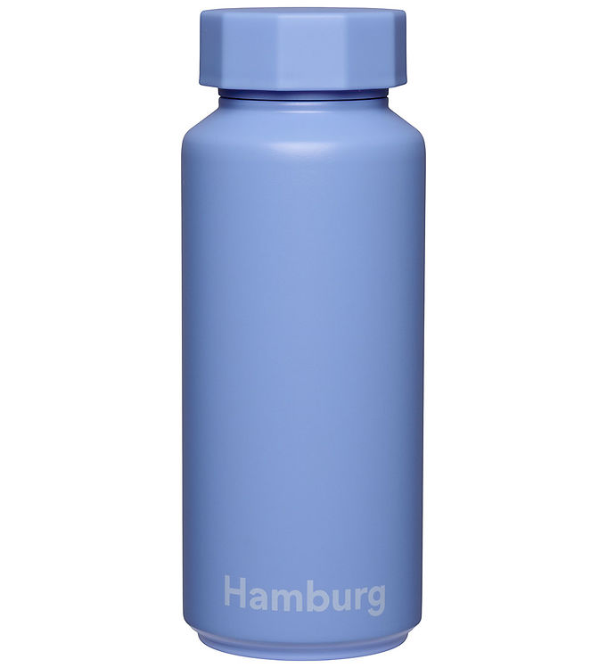 Design Letters Termoflaske - 500 ml - Hamburg - Sky Blue