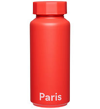 Design Letters Termoflaske - 500 ml - Paris - Cherry Tomato Design Letters Termoflaske - 500 ml - Paris - Cherry Tomato