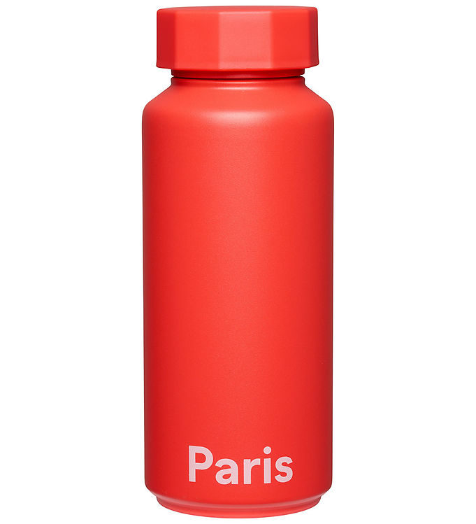 Design Letters Termoflaske - 500 ml - Paris - Cherry Tomato
