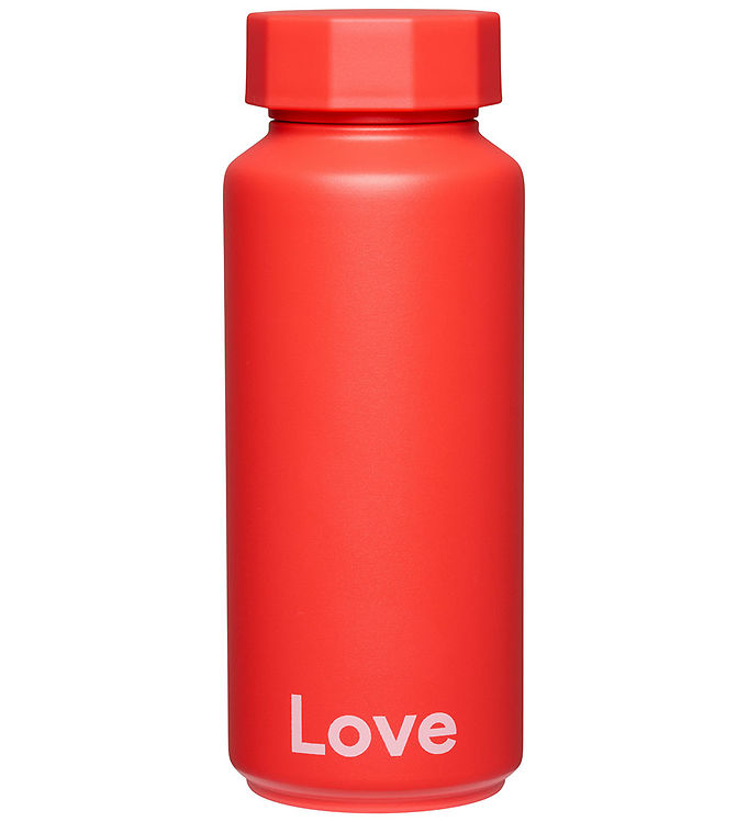 Design Letters Termoflaske - 500 ml - Love - Cherry Tomato