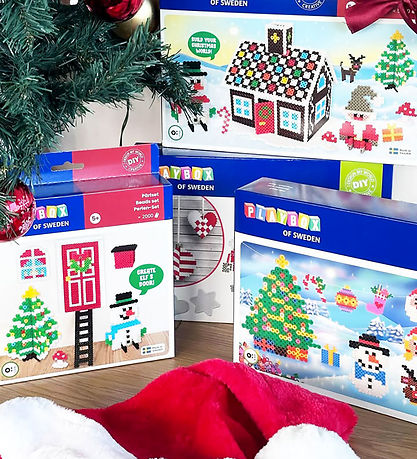 Playbox Perlesæt - 4000 stk. - Julemotiver