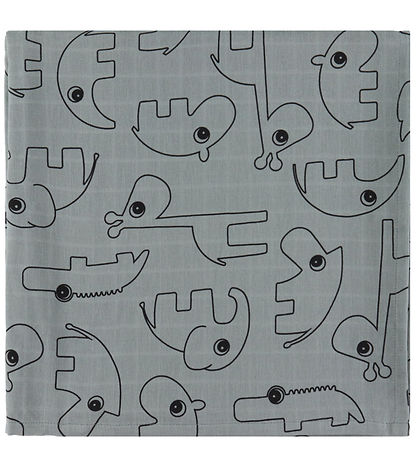 Done by Deer Babysvøb - 120x120 cm - 2-pak - Contour Grey