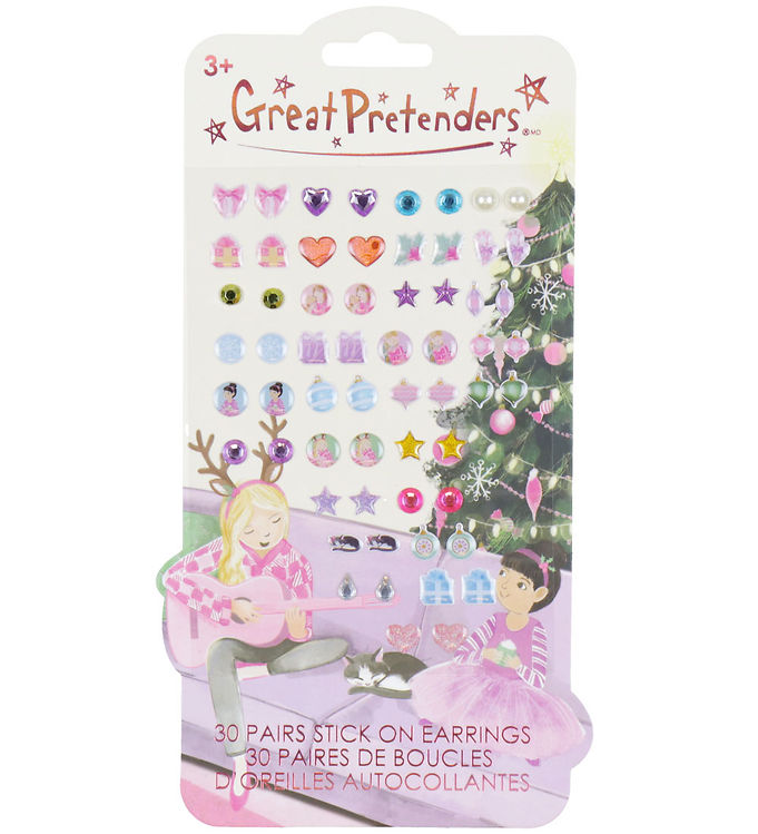 Great Pretenders Øreringe - Stick-on - 30 stk. - Holiday