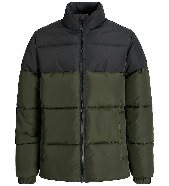 Jack & Jones Dynejakke - JJMaze - Rosin/Black Blocking