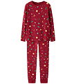 Name It Nattøj - NknVismas - Jester Red/Xmas AOP Red