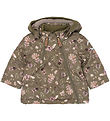 Mikk-Line Vinterjakke - Recycled - Burnt Olive m. Print Mikk-Line Vinterjakke - Recycled - Burnt Olive m. Print