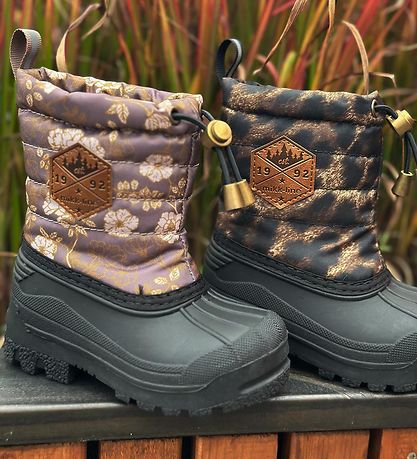 Mikk-Line Termostøvler - Sparrow m. Blomster