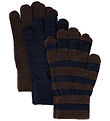 Minymo Handsker - 3-pak - Uld - Parisian Night Minymo Handsker - 3-pak - Uld - Parisian Night