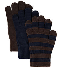 Minymo Handsker - 3-pak - Uld - Parisian Night