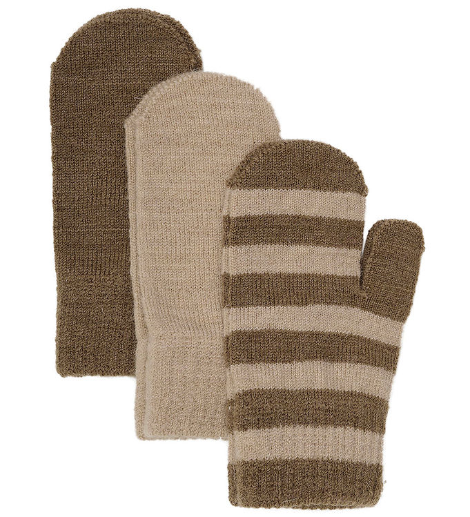 Minyno Luffer – 3-pak – Uld – Caribou