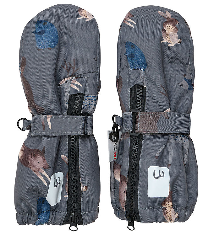 Minymo Lufferm. Fleece – Dark Gull Grey