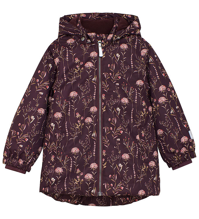 Minymo Vinterjakke - AOP - Catawba Grape