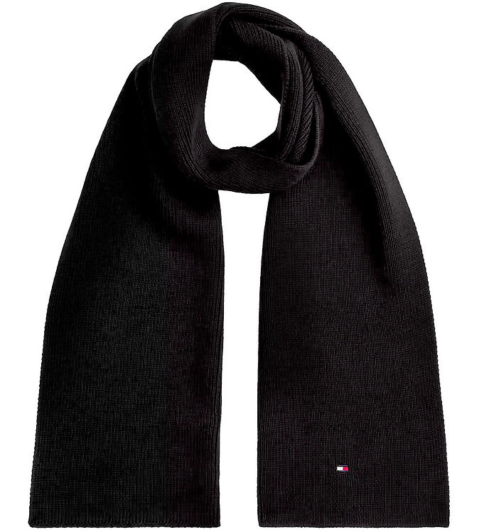 Tommy Hilfiger Tørklæde - Strik - Sort