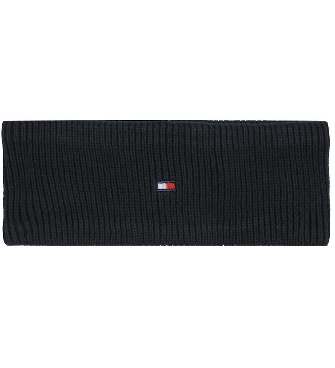 Tommy Hilfiger Pandebånd - Strik - Sort