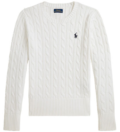 Polo Ralph Lauren Bluse - Strik - Hvid