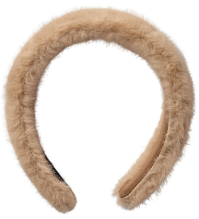 Sofie Schnoor Hårbøjle - Imiteret Pels - Chloesy - Beige