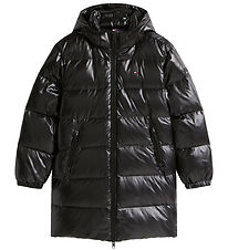Tommy Hilfiger Dunfrakke - Long -  Black