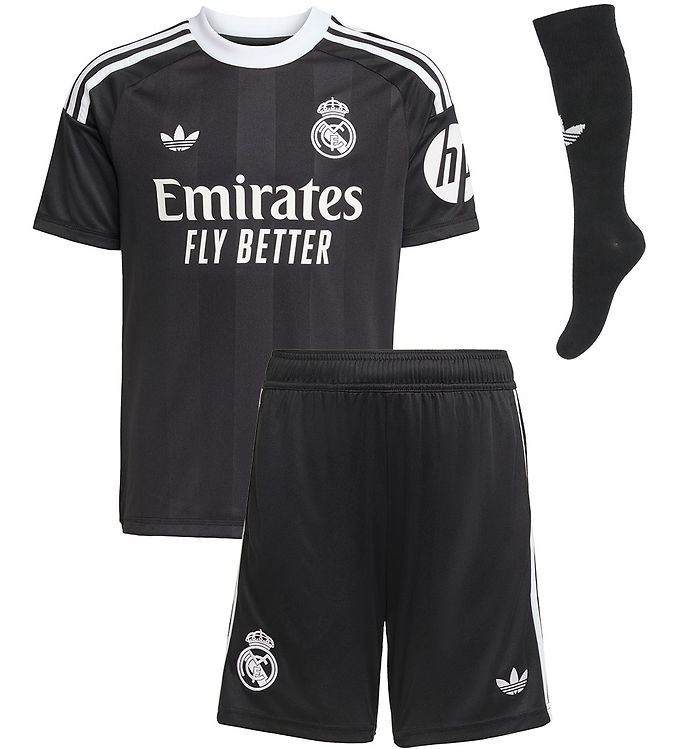 adidas Originals Fodboldsæt - Real Madrid 3. Målmand - Sort