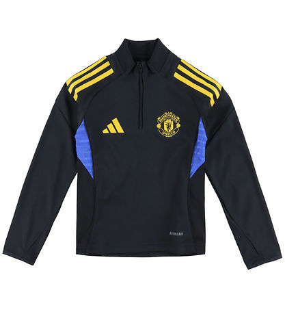 adidas Performance Træningsbluse - Manchester United - Sort/Blå/