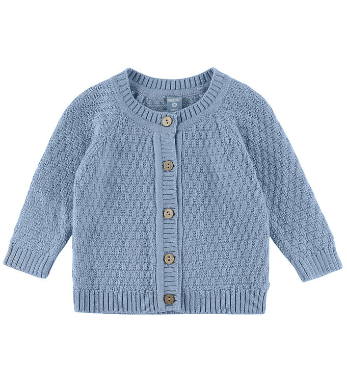 Smallstuff Cardigan - Strik - Uld - Blue
