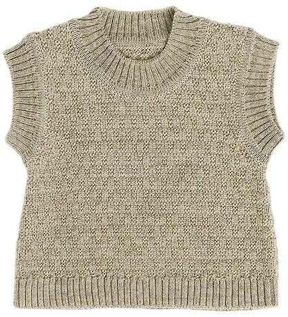 Smallstuff Waistcoat - Knitted - Wool - Nature Melange