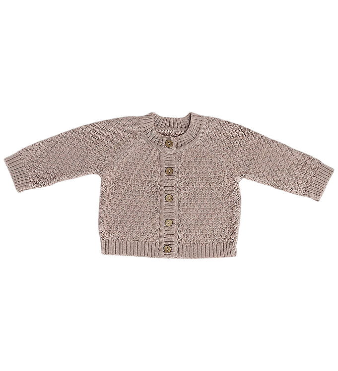 Smallstuff Cardigan - Strik - Uld - Powder