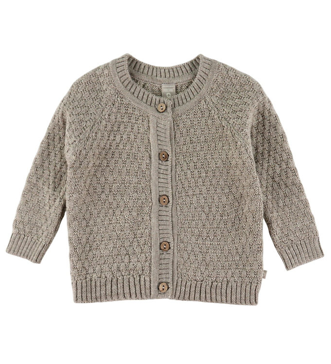 Smallstuff Cardigan Uld - Nature Melange