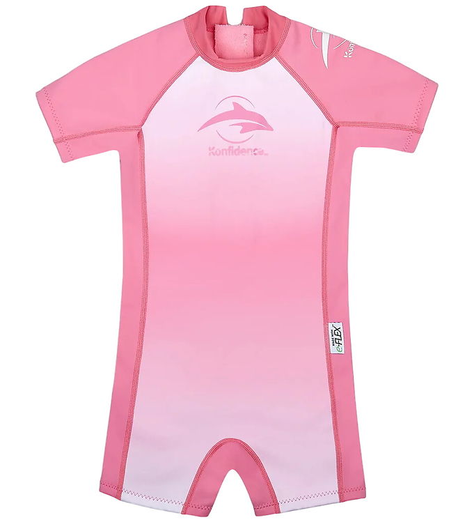 Konfidence Badeheldragt - UV50+ - E-Flex - Breton Pink